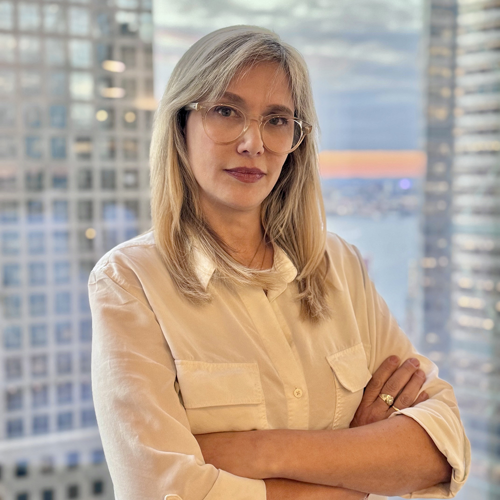 Charlotte Newhouse in Headline Studio's New York City office