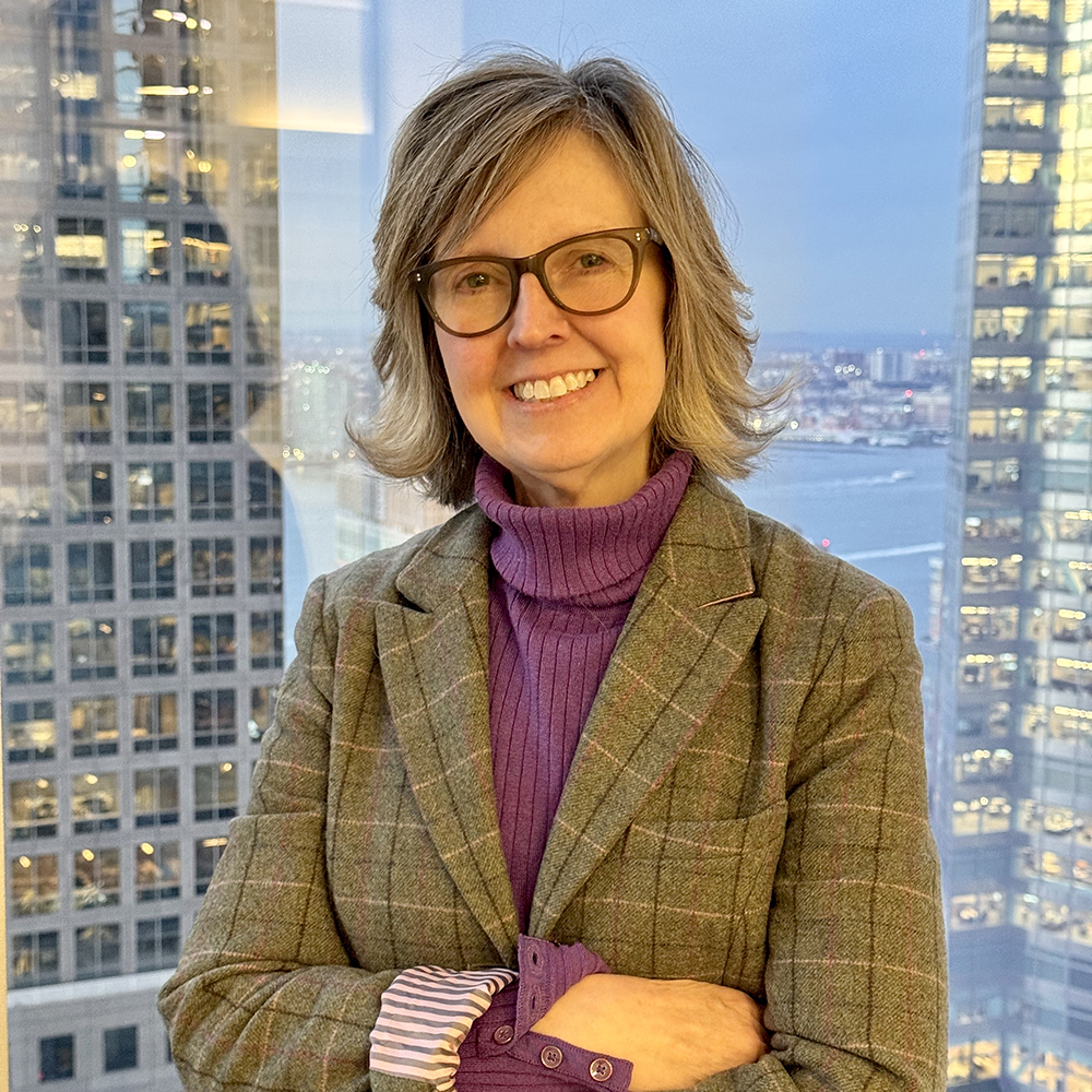 Selena Roberts in Headline Studio's New York City office